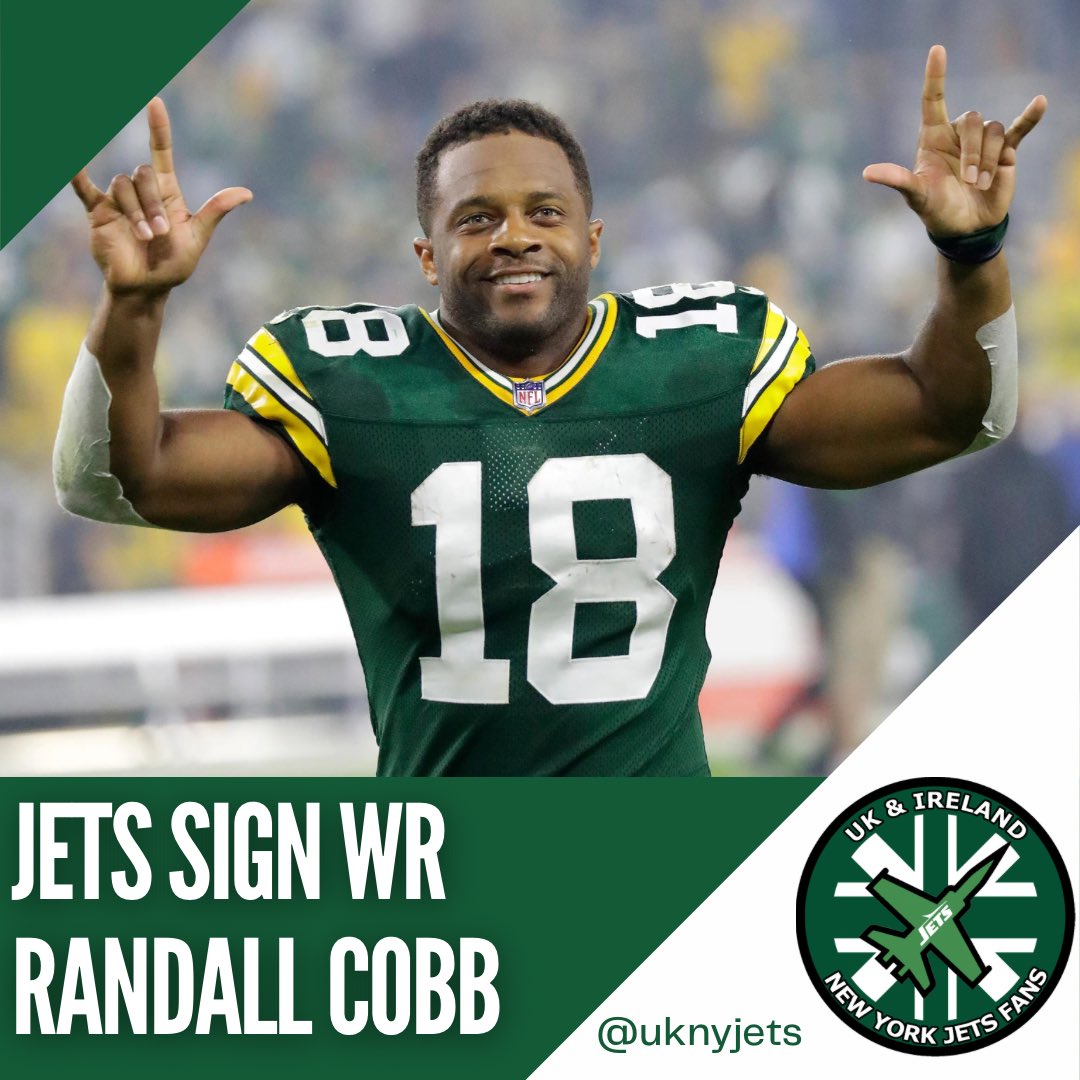The #Jets have signed former #Packers WR Randall Cobb to a 1-year deal!

Rodgers and Randall reunite in New York!