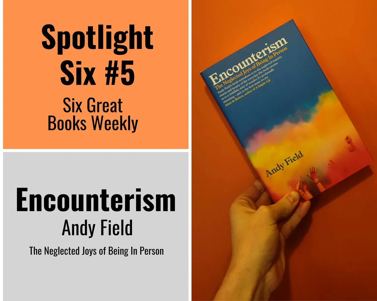 In store now! ENCOUNTERISM by @andyandbeckie 📖

A rousing reminder that our cities, our residential and work places, must still allow for the possibility of spontaneity and shared, in-person joy 

buff.ly/44xxQlF