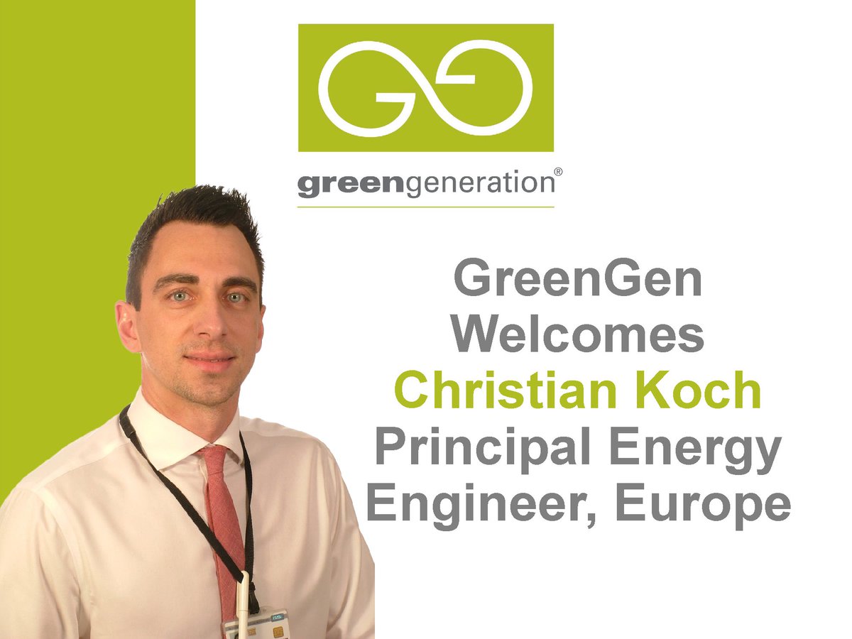 GreenGenSol's tweet photo. We are excited to introduce a new member, Christian Koch, to the GreenGen team!

https://t.co/x6dg8mSJE6

#growth #operateinthegreen #netzerocarbon #energyefficiency #team #netzero https://t.co/InZeaQ64yS