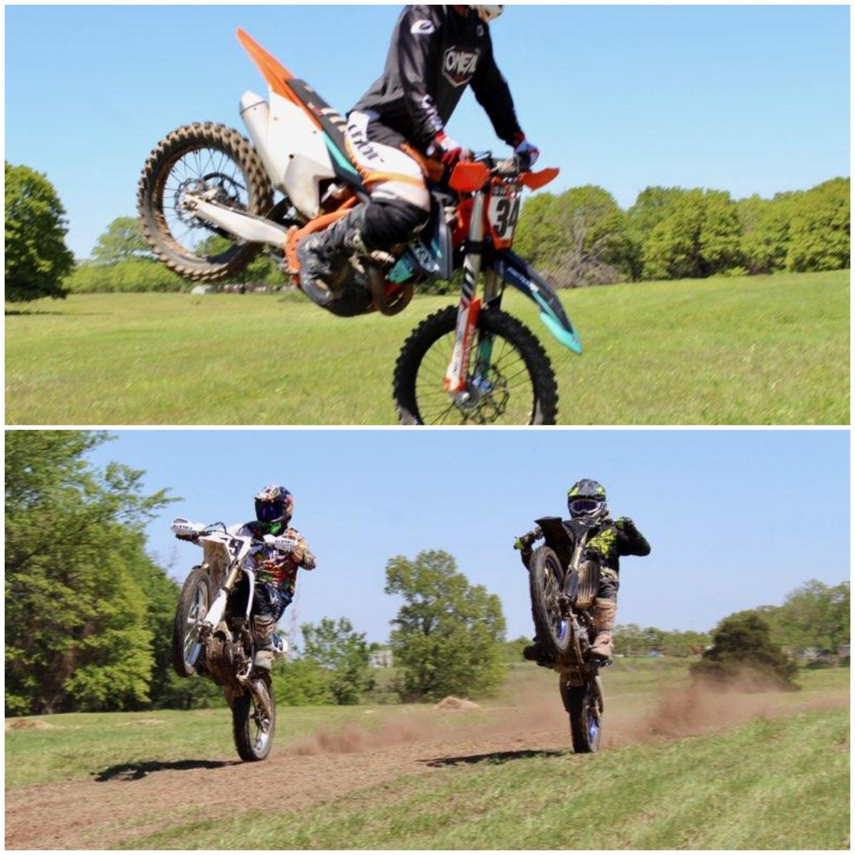 MightyBuckDuckD's tweet image. Used a hay shed for a birthday party, then a ride on dirt.
 
From little ones (5 &amp;amp; 6yrs old), the young &amp;amp; daring, to the old birthday guys (63-70yrs old).

🎉Happy Birthday, my brother, Papa Wader! 64 looks good on you. Keep riding! 👊😎

#RanchLife #MotoX