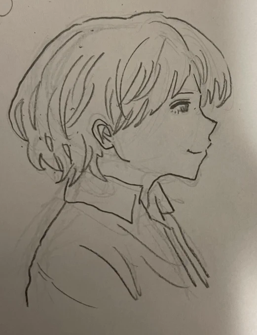横顔 