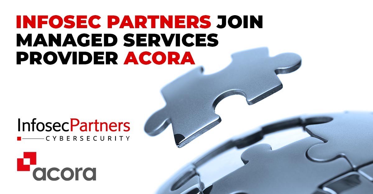 InfoSecPartners's tweet photo. Infosec Partners is thrilled to announce its union with @AcoraLtd, the UK’s foremost managed service provider &amp; one of the top seven worldwide. This strategic alliance considerably strengthens the group’s cybersecurity prowess. #MSSP #CyberSecurity

https://t.co/6kpiriajw2 https://t.co/zxRSggabPS