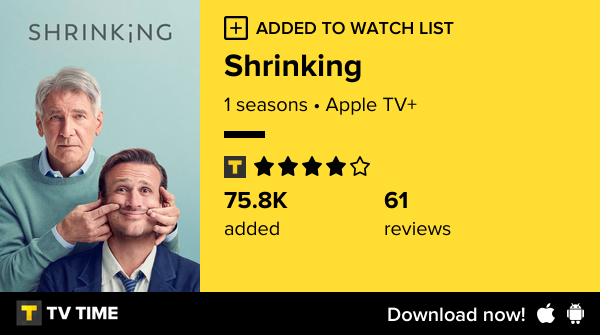 I've just started following Shrinking tvtime.com/r/2NJAf #tvtime