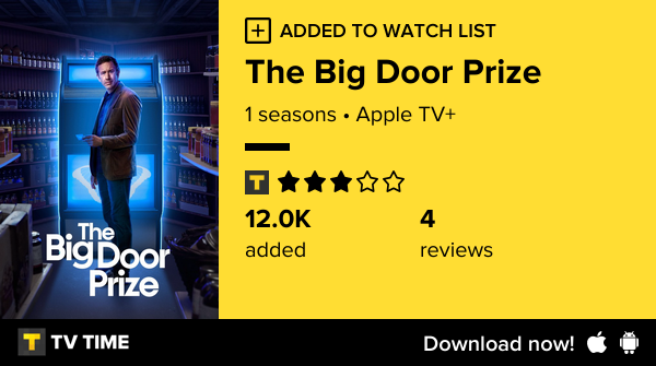 I've just started following The Big Door Prize tvtime.com/r/2NJAi #tvtime