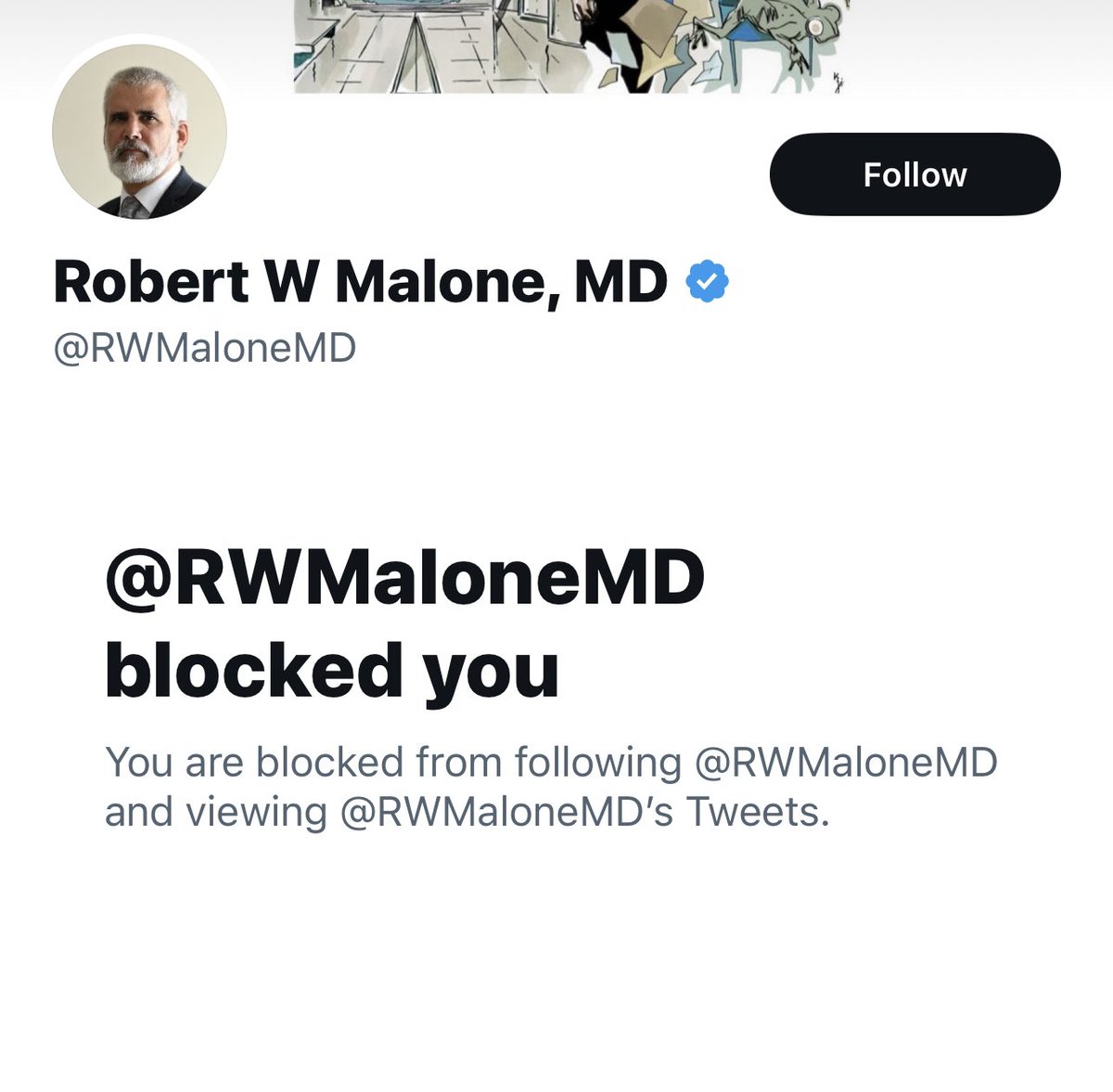Alec_Zeck's tweet photo. When I challenged Robert Malone to support his claim and asked him to join me on my podcast, this is what happened: https://t.co/m28WxddLml