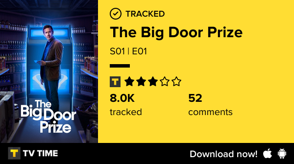 I've just watched episode S01 | E01 of The Big Door Prize! tvtime.com/r/2NJAn #tvtime