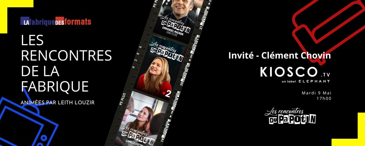 laFabFor's tweet photo. #TheATalks [#LesRencontresduPapotin] La création🇫🇷 arrive en 🇨🇭! Distribué par @CANTSTOPmedia, ce #formatMag séduit à l'🌍 ! Envie d'assister à notre Rencontre en présence de @ClementChovin (#KioscoTV), son producteur le 9 mai, contactez-nous en mp ! https://t.co/oVVmAVyePb