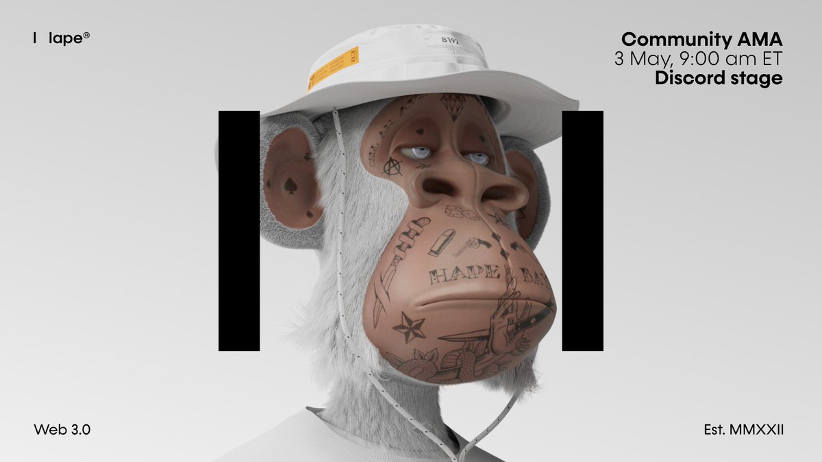 It's AMA time! 

We're now live on the Hape Discord Stage for our monthly community AMA. 

See you there!