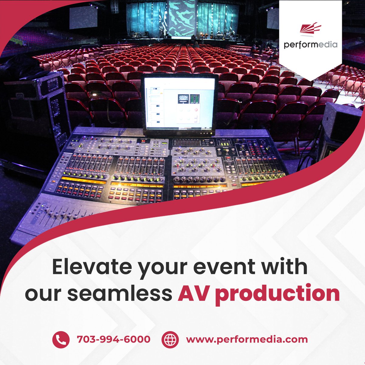 Our team of experts is dedicated to providing the highest quality audiovisual experience for your event, no matter the size or scope.  Contact us today and let us help you take your event to the next level! 

#AVproduction #eventplanning #audiovisuals #eventpros #performedia