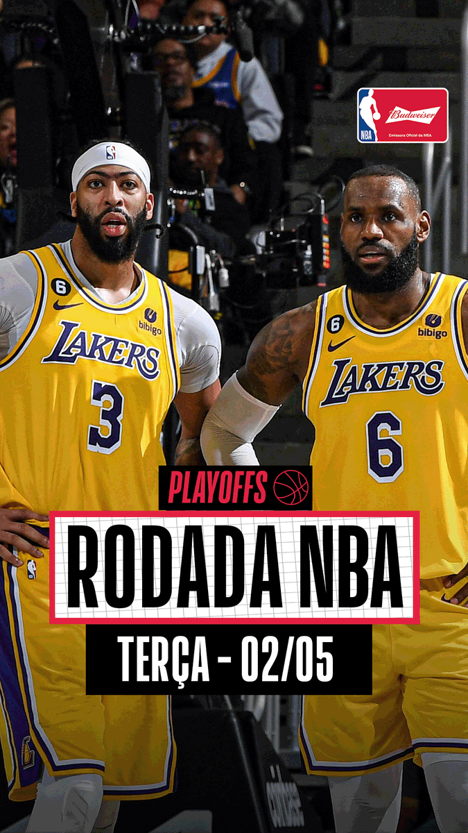 NBABrasil's tweet photo. Os melhores momentos da noite de terça (02/05) já estão no Youtube! 

Se liga no que de melhor aconteceu nas vitórias IMPORTANTES dos Knicks e dos Lakers.

Link: https://t.co/mgP7oqIU5i https://t.co/7AGYM0uhG8