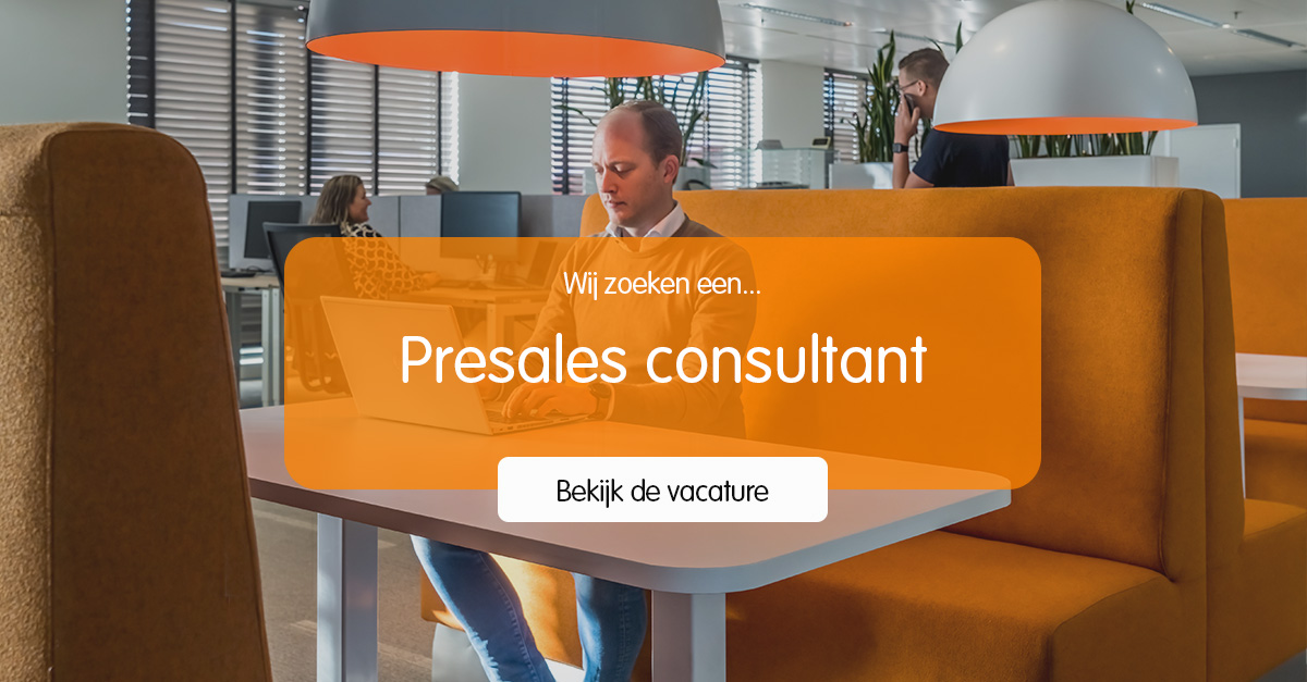 Ben jij graag de spin in het web tussen de klant, sales en je technische collega’s? Vind jij het leuk om van begin tot eind betrokken te zijn met de implementatie? Dan zijn wij op zoek naar jou! 

👉 ow.ly/6qVx50NNP6f

#presales #werkenindeict #consultant #vacatures