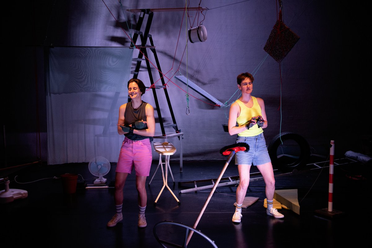 YardTheatre's tweet photo. A look at @irabrand's Commitment Phobe at #NOW23: a show about power and doubt that is at once hilarious and unpredictable, and (literally) builds and builds to insane intensity. Watch out for the knife, who knows what might happen.   

Must end 6 May 
🔗 https://t.co/h2S3PIdVDp https://t.co/oyh5rQDWWb
