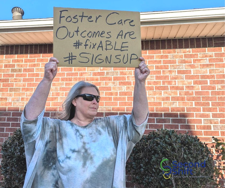 SecondShiftAL's tweet photo. From CALERA AL.! #SignsUp! For Foster Care Awareness Month!

May is Foster Care Awareness Month.

JOIN US! Anyone anywhere can participate.

Go to https://t.co/DzbMHixRjT to learn more 

#SignsUp #ShowUsASign #FosterCareAWarenessMonth #ForThisOne See less https://t.co/XtZCcXvpiu