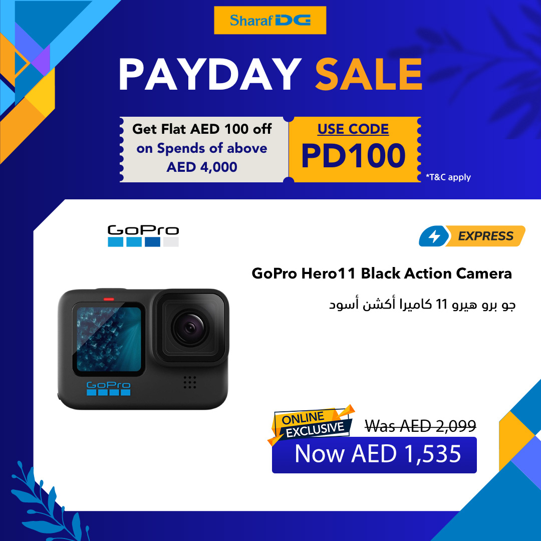 SharafDG's tweet photo. ONLINE EXCLUSIVE: Capture the best deals on Cameras and Action cameras at https://t.co/SViJjpxGc8 all through Payday Sale! Shop Now: https://t.co/mDJeyPajdC

#SharafDG #Cameras #Offers #OnlineShopping https://t.co/V5S5ZAL2L0