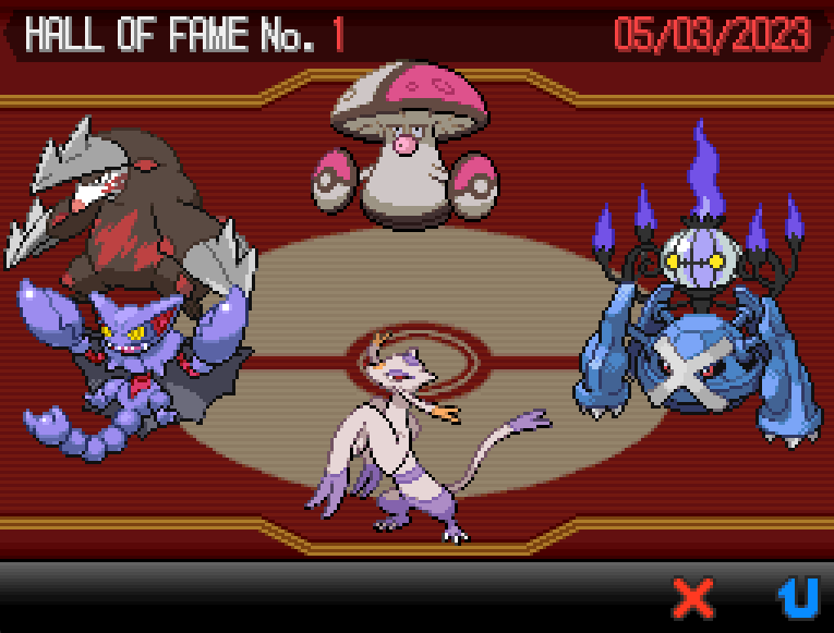 fadedgrayskies's tweet photo. Black 2 Hardcore Nuzlocke! probably my favorite nuzlocke Hall of Fame team so far 🥵 https://t.co/AfqJzMjqyN