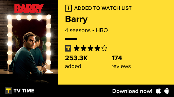 I've just started following Barry tvtime.com/r/2NJAO #tvtime