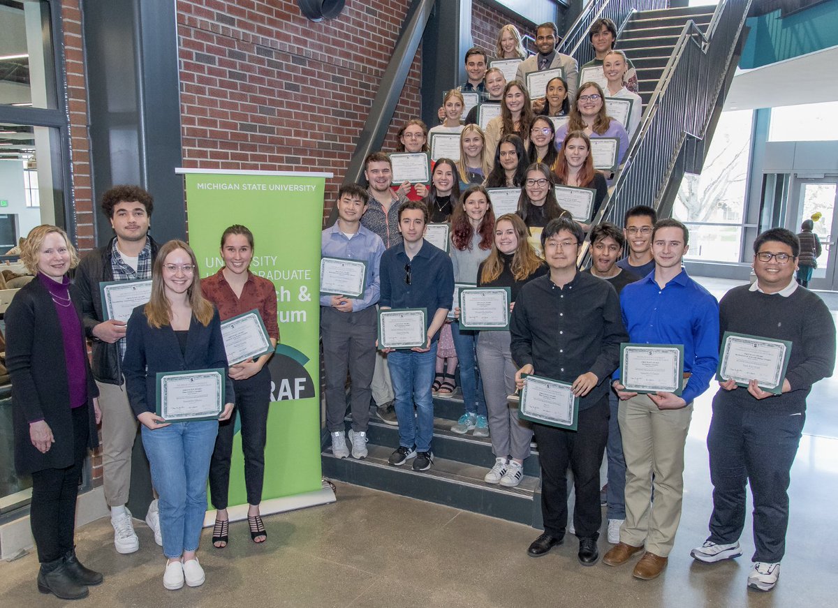 UR_at_MSU's tweet photo. Look at all these first place winners at #UURAF2023! Congratulations to everyone 👏 

All photos: https://t.co/coLjfQ5lEz https://t.co/7yoctIiSUO
