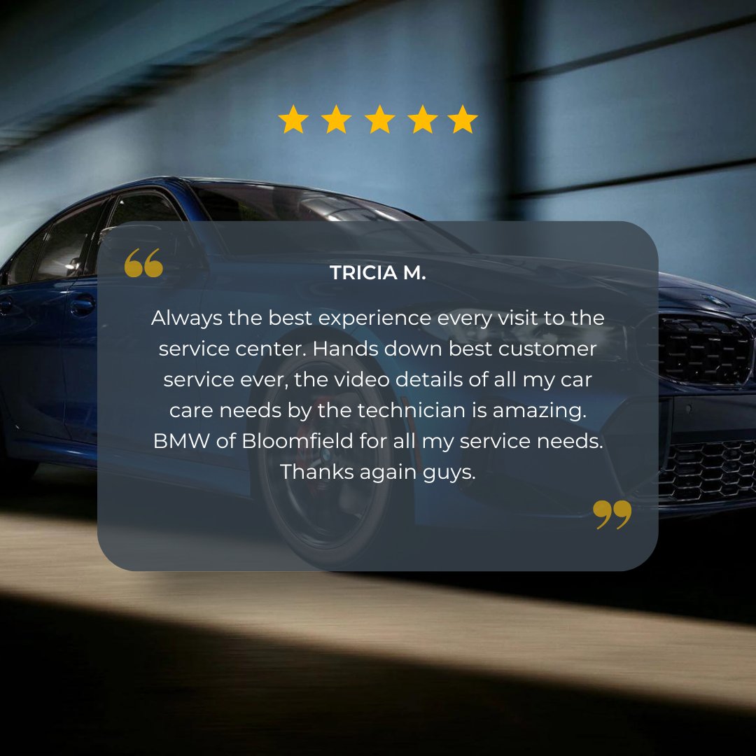 BMWBloomfield's tweet photo. We're here to provide you with a 5-star experience. Stop by and let us surpass your expectations.
#BMWofBloomfield #BMW #BMWLove #BMWLife #BMWgram https://t.co/mo7Gcgrt49