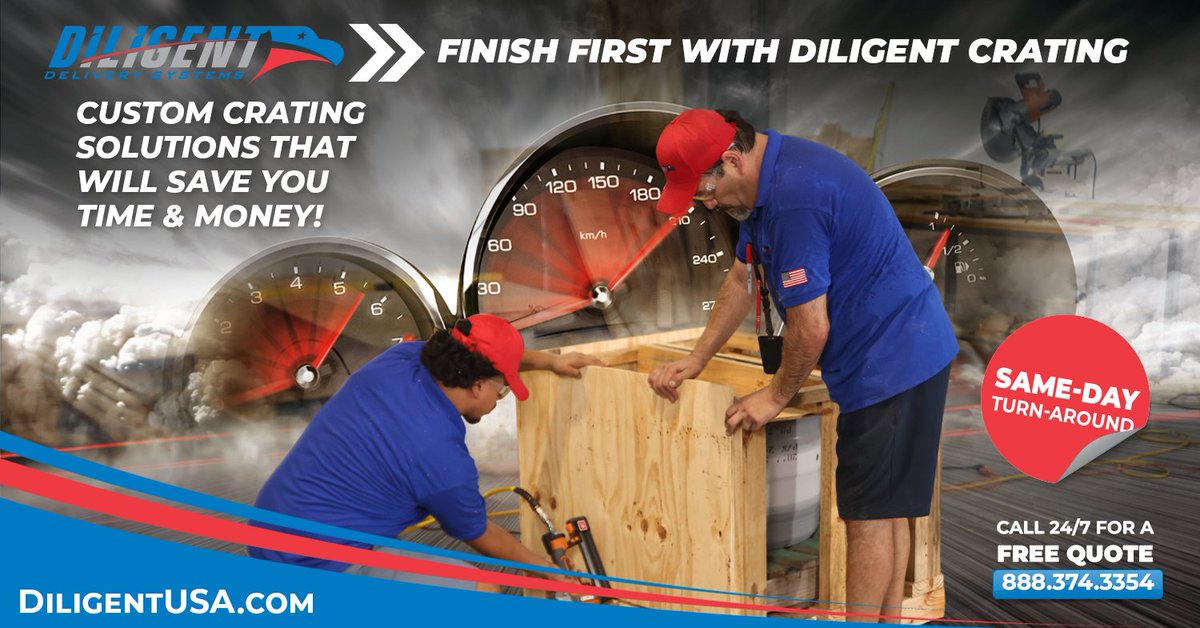 DiligentUSA's tweet photo. Do you want to save money? Use DILIGENT custom crating solutions! Check out our new video https://t.co/liDmRLfp8G #customcrating #crating #orderfulfillment #warehouse #freight #logistics #heavyhaul #localdelivery #hotshot https://t.co/9nmaGeUqlt https://t.co/fRMG0uSCJ9