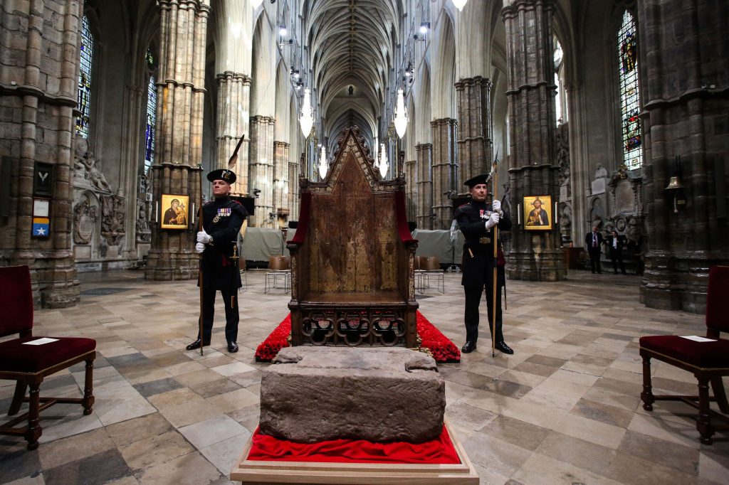 Scientists have found mysterious markings on the Stone of Destiny, the ancient relic that will grace King Charles III's coronation: bit.ly/3VxPh1i