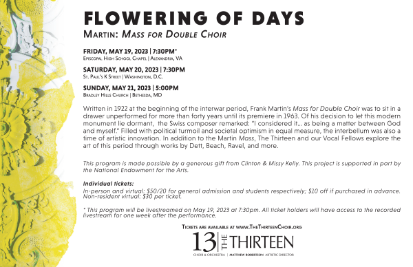 Frank Martin's Mass for Double Choir: conta.cc/44r3ukm