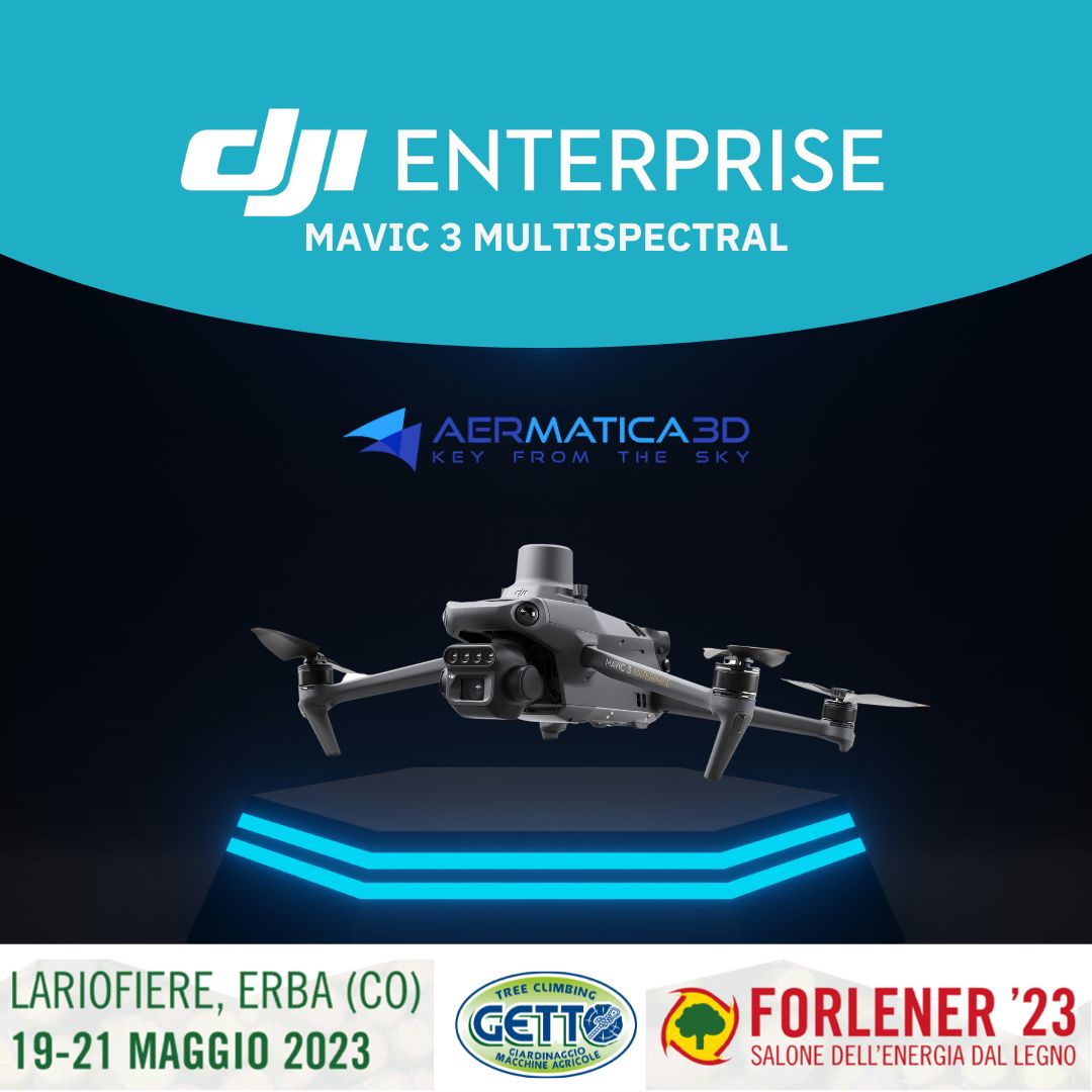 📌Dal 19 al 21 maggio esponiamo a FORLENER - il Salone dell'Energia dal Legno con Getto Macchine Agricole di Ivrea! Ti aspettiamo al Padiglione A Stand 17 #droni #dji #agricoltura #djim3m