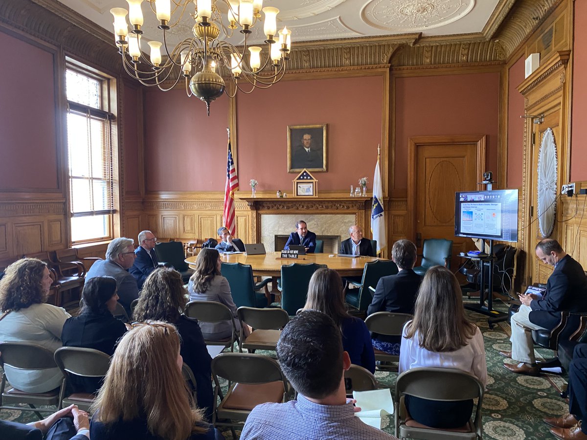 nationalgridus's tweet photo. Thank you to Rep @jeffroy for inviting @nationalgridus's Carlos Nouel to brief the MA House of Representatives yesterday on the benefits of #advancedmetering and how this technology will help our customers more fully participate in the #cleanenergyfuture.  @SchneiderElec @Sense https://t.co/zxkXC0A5P9