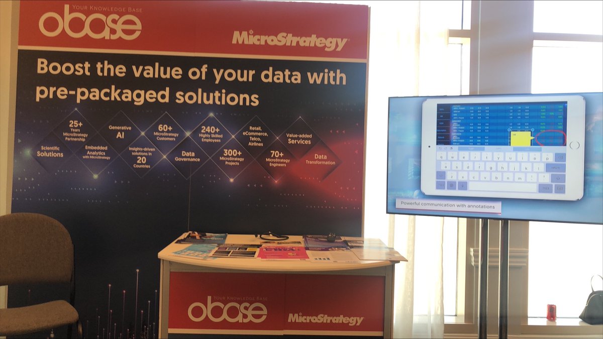 We are ready to welcome you at our booth at #mstrworld23 .

Come and pay us a visit at booth #118.

📅 May 1-4 , 2023

 📍 Orlando, FL.

@MicroStrategy #World23 #businessintelligence #BI #analytics #data #BI #financialanalytics #chatgpt