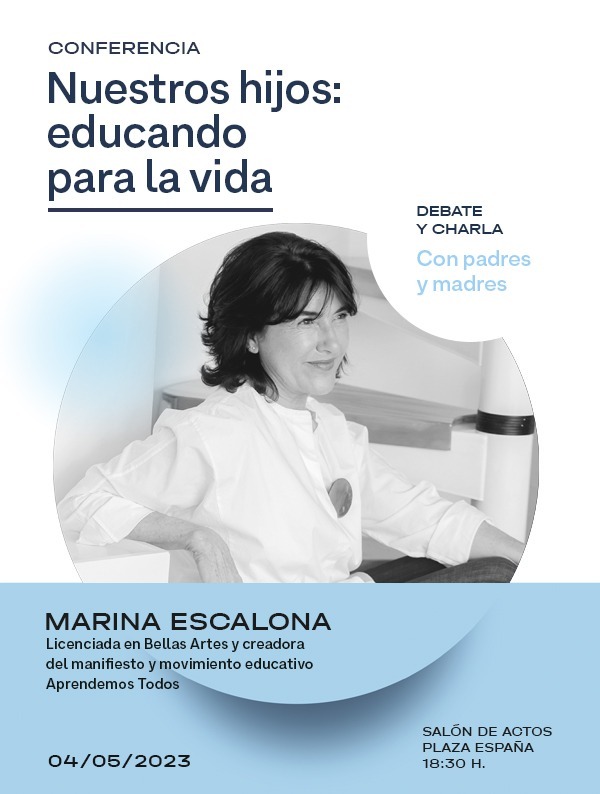 📣 ¡Nueva sesión de #TeamingDay! 📣 MAÑANA nos visita Marina Escalona con su ponencia 'Nuestros hijos: educando para la vida'. ¡Te esperamos! Puedes inscribirte aquí ➡️ cutt.ly/n5jYGd3
🔴 [EVENTO SOLO PRESENCIAL] <a href="/Asire_educacion/">Asire Asociación</a> <a href="/FCirculoBurgos/">Fundación Círculo</a> <a href="/ElDoceDigital/">El Doce</a>