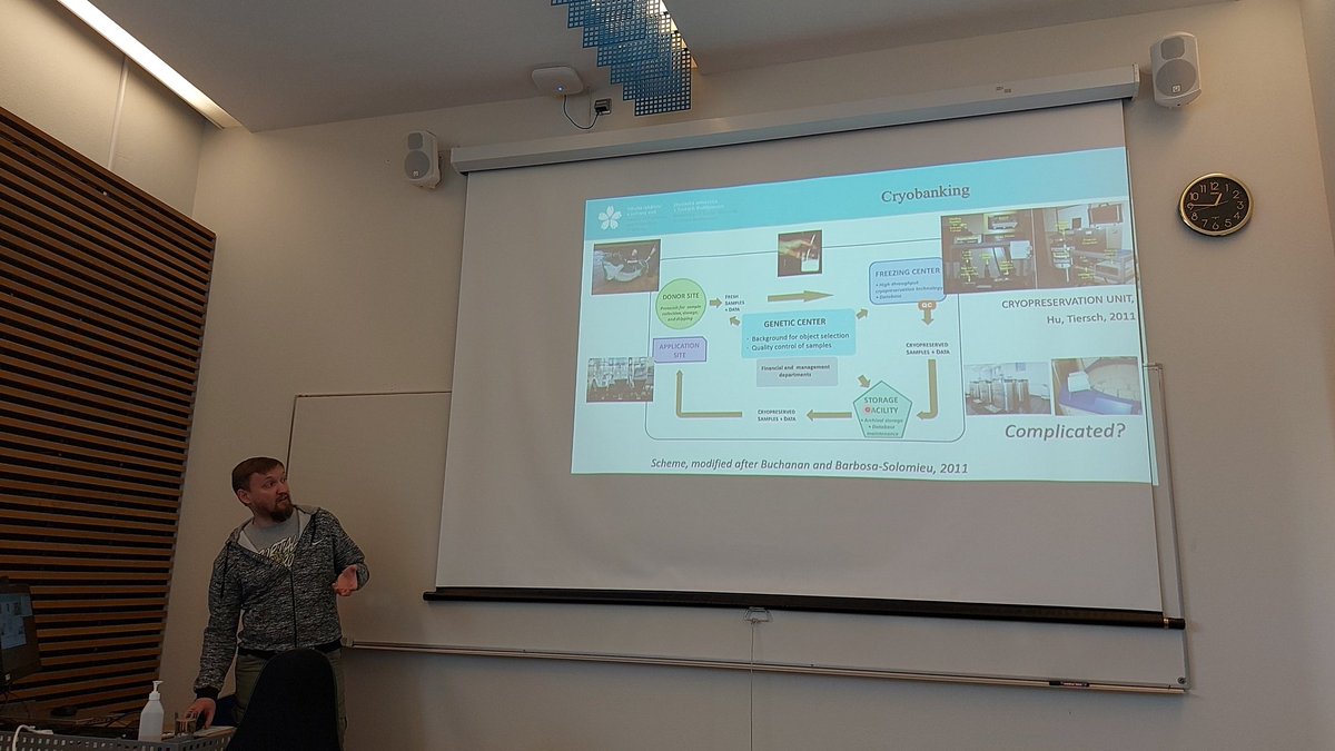 AskjaFriday's tweet photo. Thanks to Anatolii from the University of South Bohemia (Czech Republic) for such an interesting talk about fish sperm cryopreservation 🐟🔬🧫 We lool forward to hearing more about his research! https://t.co/Wizi7XAvb8
