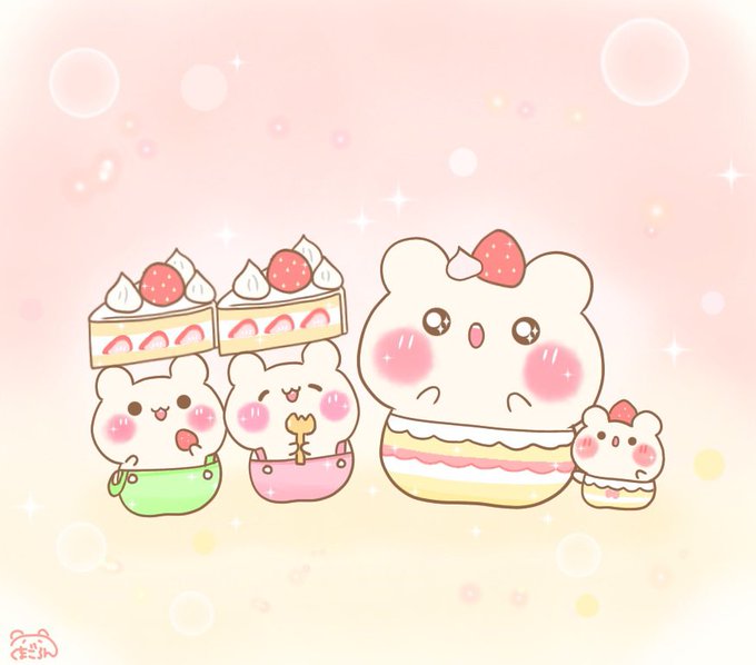 「closed eyes strawberry shortcake」 illustration images(Latest)