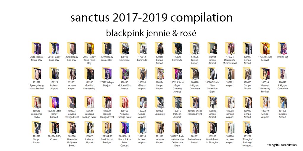 girlgroupsdata's tweet photo. SANCTUS 2017-2019 COMPILATION (BLACKPINK JENNIE &amp; ROSÉ) [INACTIVE FANSITE] ☛ https://t.co/u8Bou2nK2Y

#BLACKPINK #ROSÉ #로제 #블랙핑크 #제니 #JENNIE #CHAENNIE #ROJENNIE https://t.co/sU9YzfW3ti