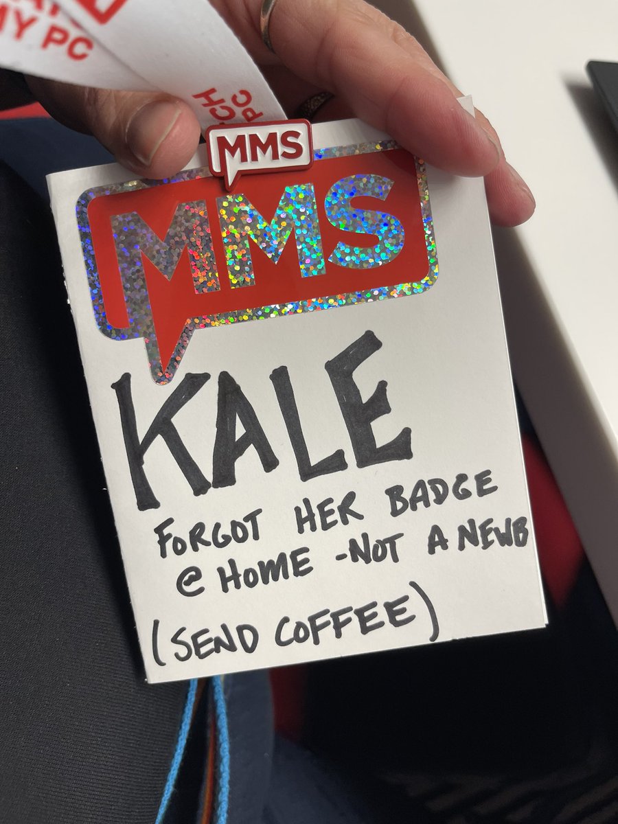So, here is now day 3 of <a href="/mmsmoa/">MMS Minnesota</a> is going.  Thanks to the conference team for helping me fake legitimacy.  #MMSMOA