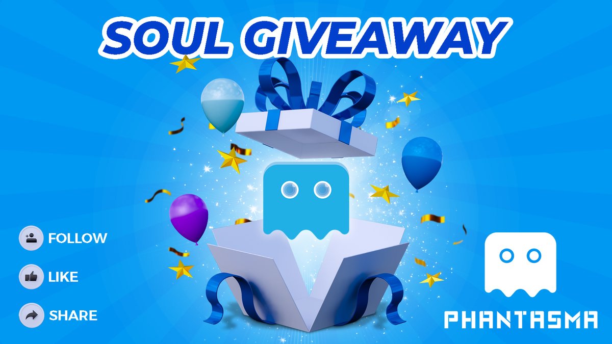New SOUL giveaway starts today. 500 in the pot to #giveaway. Just like and retweet this, follow me and <a href="/PhantasmaChain/">Phantasma Phoenix</a>, drop your Phantasma wallet address and use the $SOUL tag. Every entry has a rollover entry. Closes 9th May. Good luck