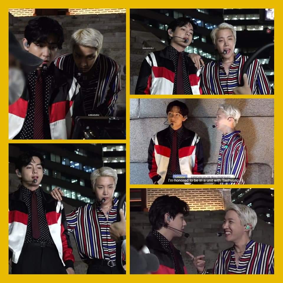 BtsarmyKerry's tweet photo. #ButterBTS 💛#Vhope my favourite moment ❤️ 💕 https://t.co/xJVOB8xBNU