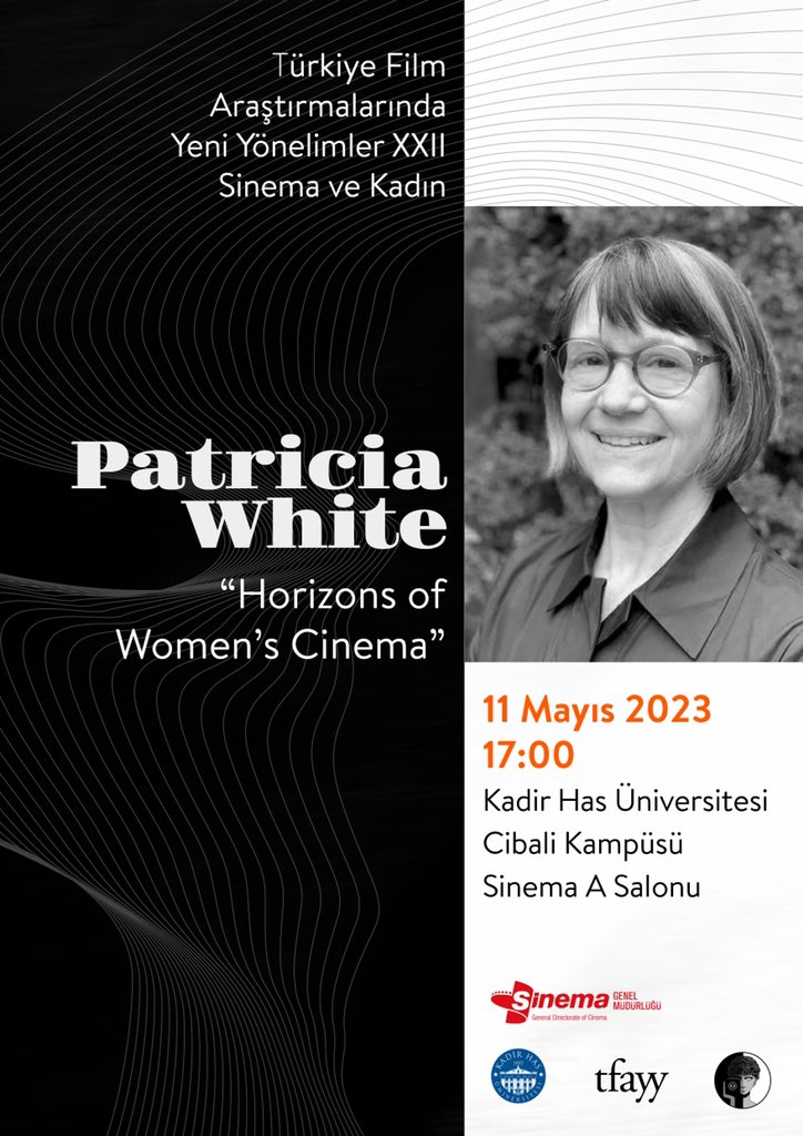 Dünyaca ünlü akademisyen Patricia White, Türkiye Film Araştırmalarında Yeni Yönelimler Konferansı kapsamında Kadir Has Üniversitesi’ne konuk oluyor! Konferans ve program hakkında ayrıntılı bilgi için:
rtc.khas.edu.tr/konferans/