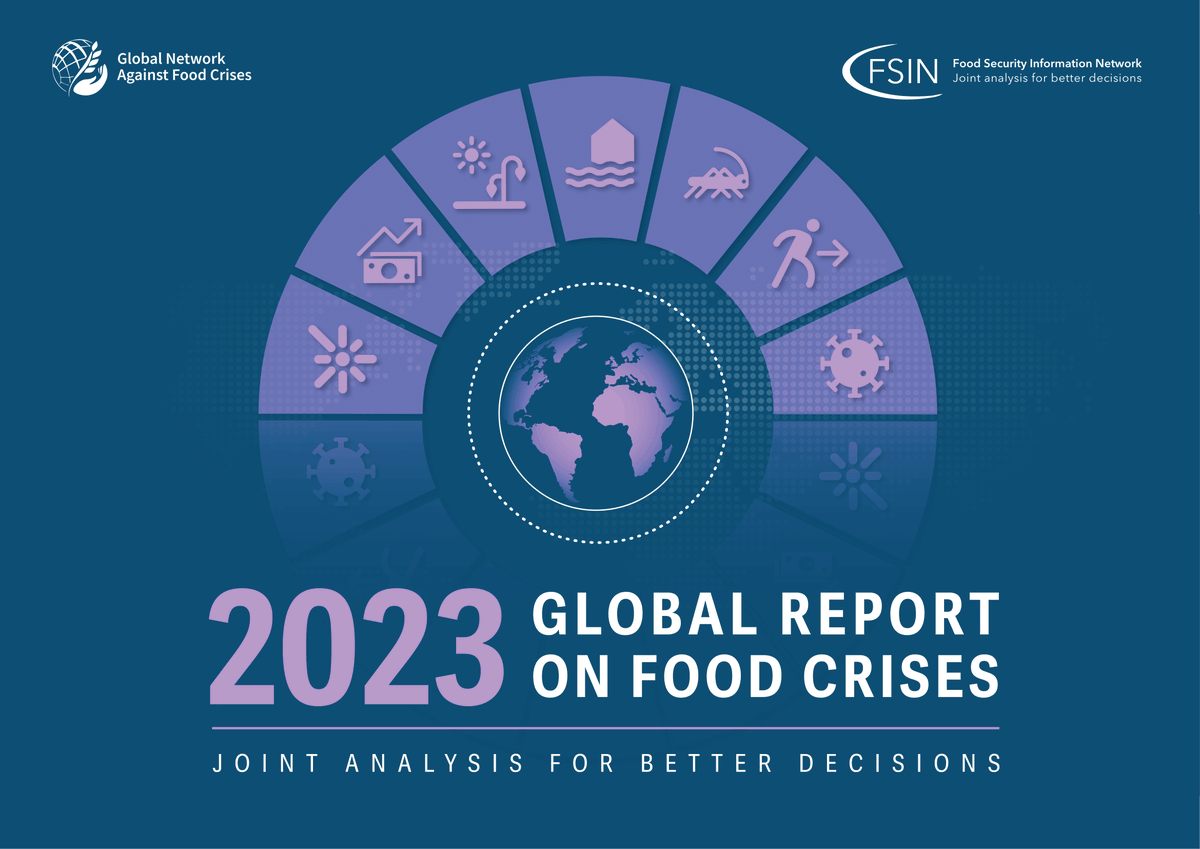 FSIN_News's tweet image. 📢 The Global Report on Food Crises 2023 is out now!  
📈The number of people facing acute food insecurity is on the rise.
Explore the GRFC resources and learn more about the key findings here:
👇
fsinplatform.org/grfc2023

#fightfoodcrises #GRFC
