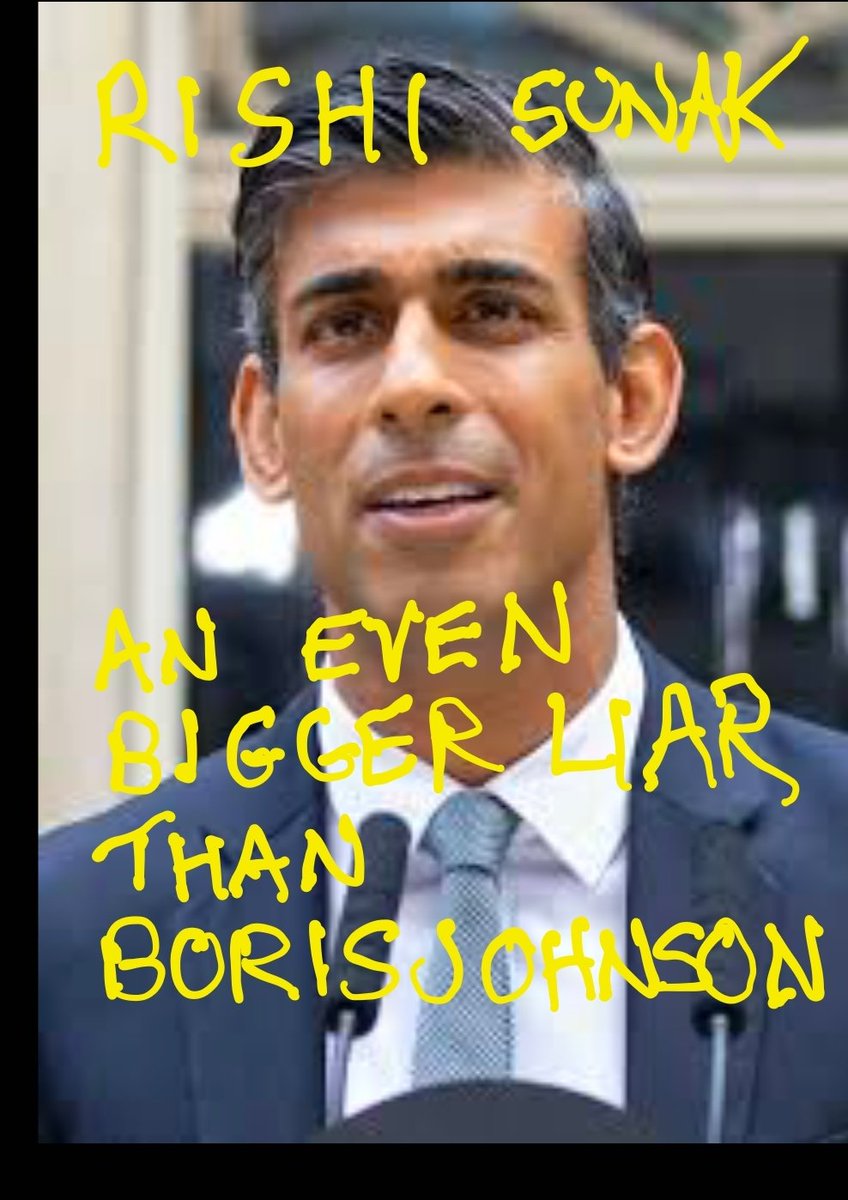 At the end of #PMQs today, three MPs had to raise points of order because Rishi Sunak had told three lies.
RISHI SUNAK: AN EVEN BIGGER LIAR THAN BORIS JOHNSON.
#ToriesOut300