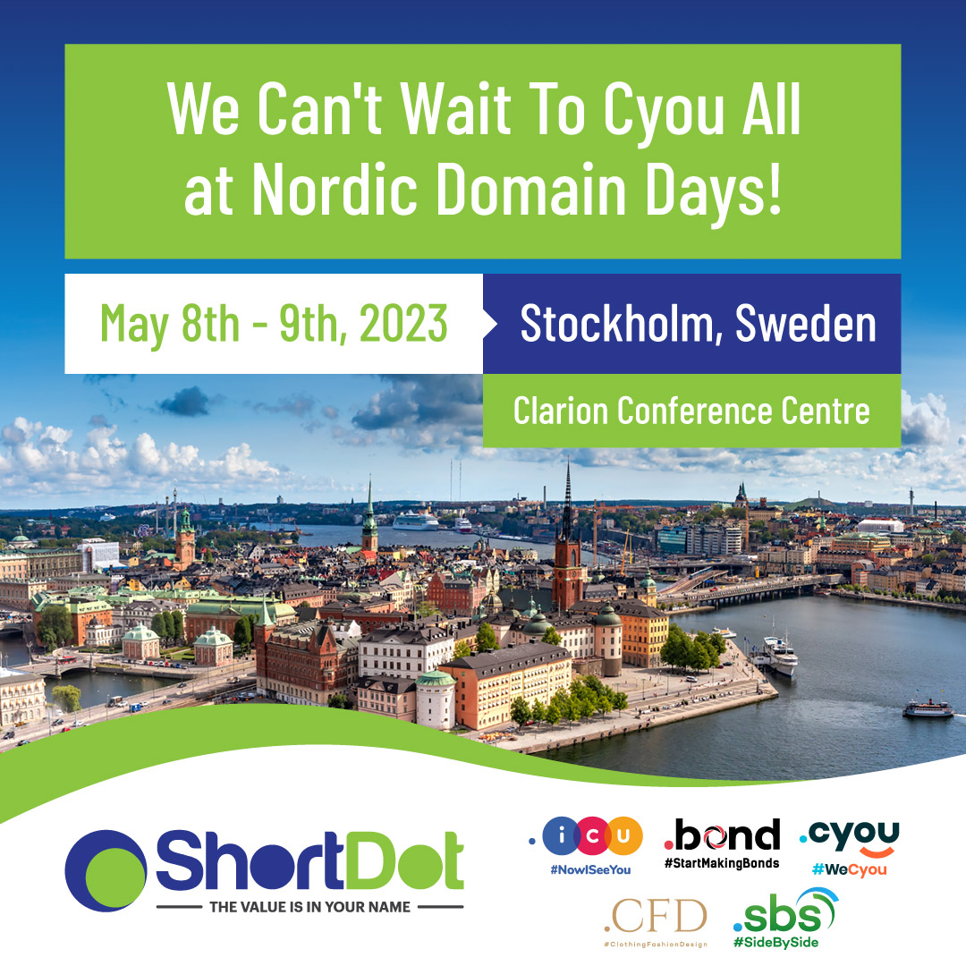 ShortDotDomains's tweet image. We&apos;re thrilled to head to the @nordicdomain event on May 8th-9th at the Clarion Conference Centre in Stockholm! 

We can&apos;t wait to meet other domain enthusiasts and have a blast at this event.

Cyou there!

 #NordicDomainDays #DomainEvent #ShortDotDomains