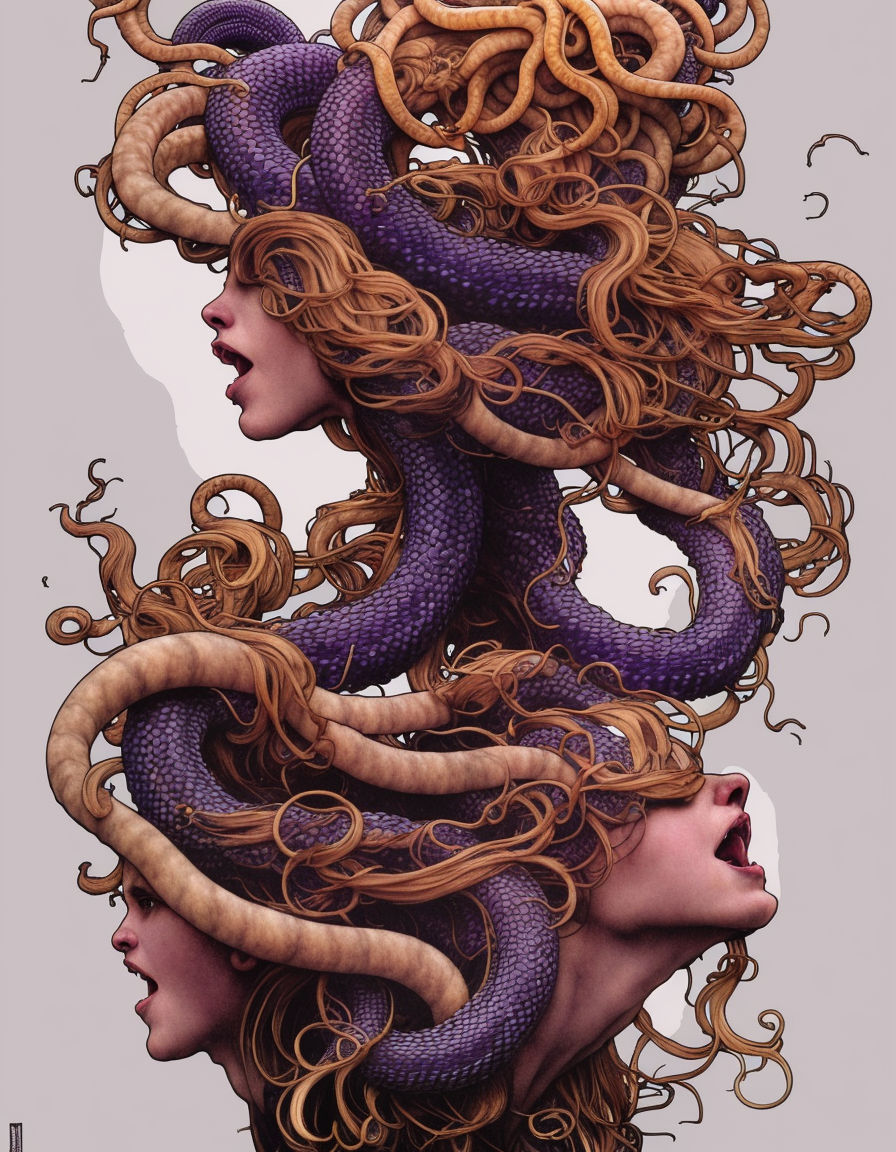 AlhattMousta's tweet photo. Reimagines Medusa
#Greekmythological #Medusaconcept
#popularculture
#NFTCommunity #NFTcollection #cryptoart #digitalart #OpenSea #Stablediffusion #digitalart #Creative_Solutions #metaverse #cybersecurity #DataScience #BigData #tezoscommunity #MachineLearning https://t.co/3jqtJhD1sF