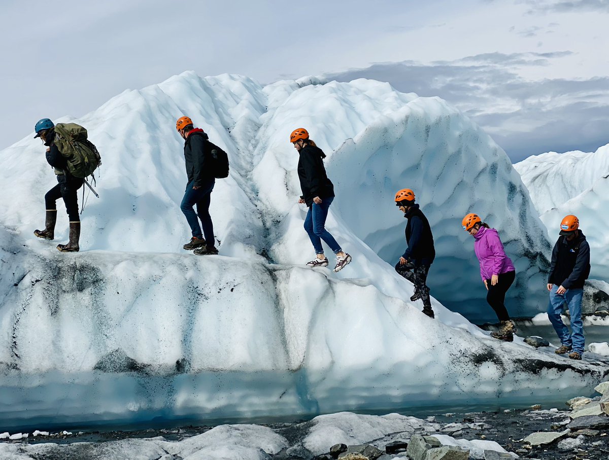 TimesWilderness's tweet photo. "Hiking on the #Matanuska #Glacier. At 27 miles long and 4 miles wide, it is the largest glacier accessible by car in the #UnitedStates" - @TheVanEscape1
#hikingadventures #hiking #glacierhiking #glaciers #Alaska #landscapephotography #nature #matanuskaglacier https://t.co/5vH8Z26Ies