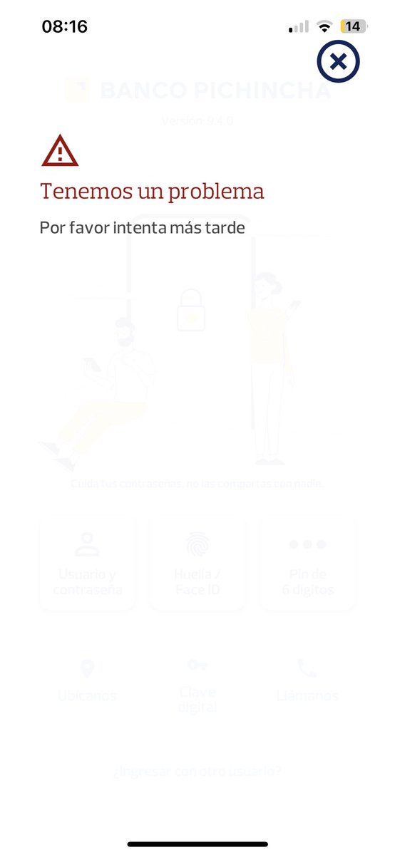 Alguien me puede informar por favor qué pasa con <a href="/BancoPichincha/">Banco Pichincha</a> que no funciona su #bancaweb van dos días que no se puede ingresar ni por la web ni por la app
