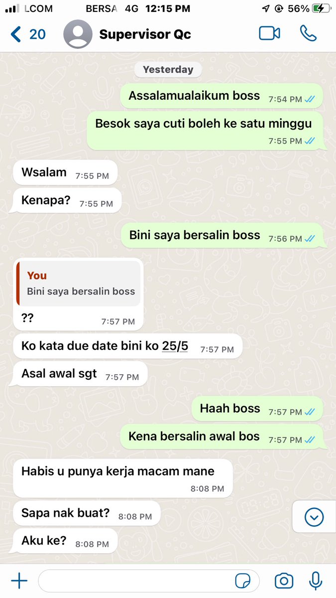 AsyrafRosli_'s tweet photo. Case macam ni boleh pergi Pejabat buruh ke? Kesian lah dapat boss tak faham😭 https://t.co/xq4GCNZZFr