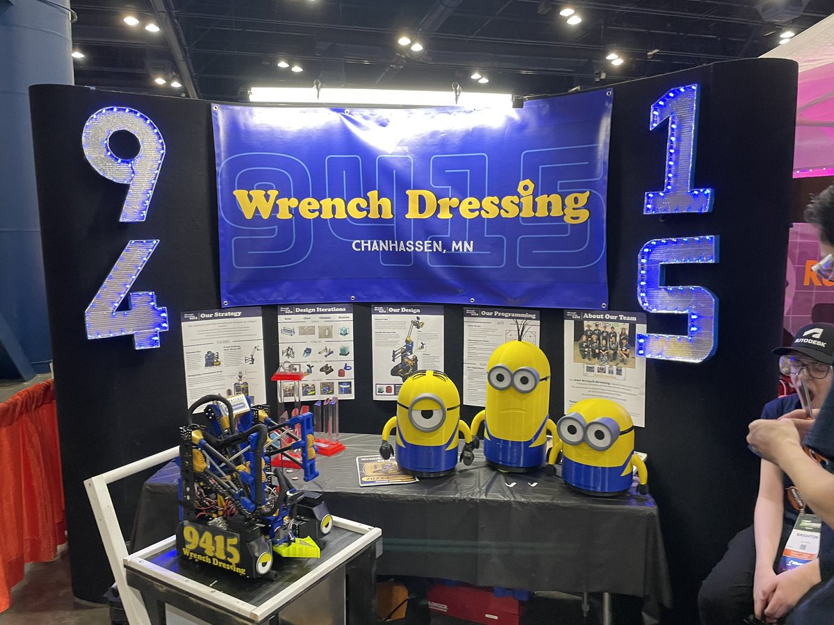 chanrobotics's tweet image. Two weeks ago today our FTC team, Wrench Dressing, stood in Houston, TX for the FIRST robotics world championship. All of our Minnesota teams played well and we congratulate them on their accomplishments for the year. Hope they had fun and we look forward to next year! #FTC