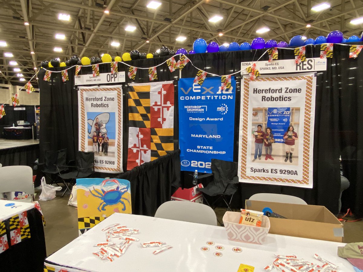 Day one of #VexWorlds was full of perseverance, grit, and teamwork. Both teams ended on a high note and should be super proud! <a href="/SparksES_BCPS/">Sparks ES</a> <a href="/sparksespta/">@sparksespta</a> <a href="/malvarez3333/">Meredith Alvarez</a> <a href="/CTE_BaltCoPS/">BCPS CTE Office</a>