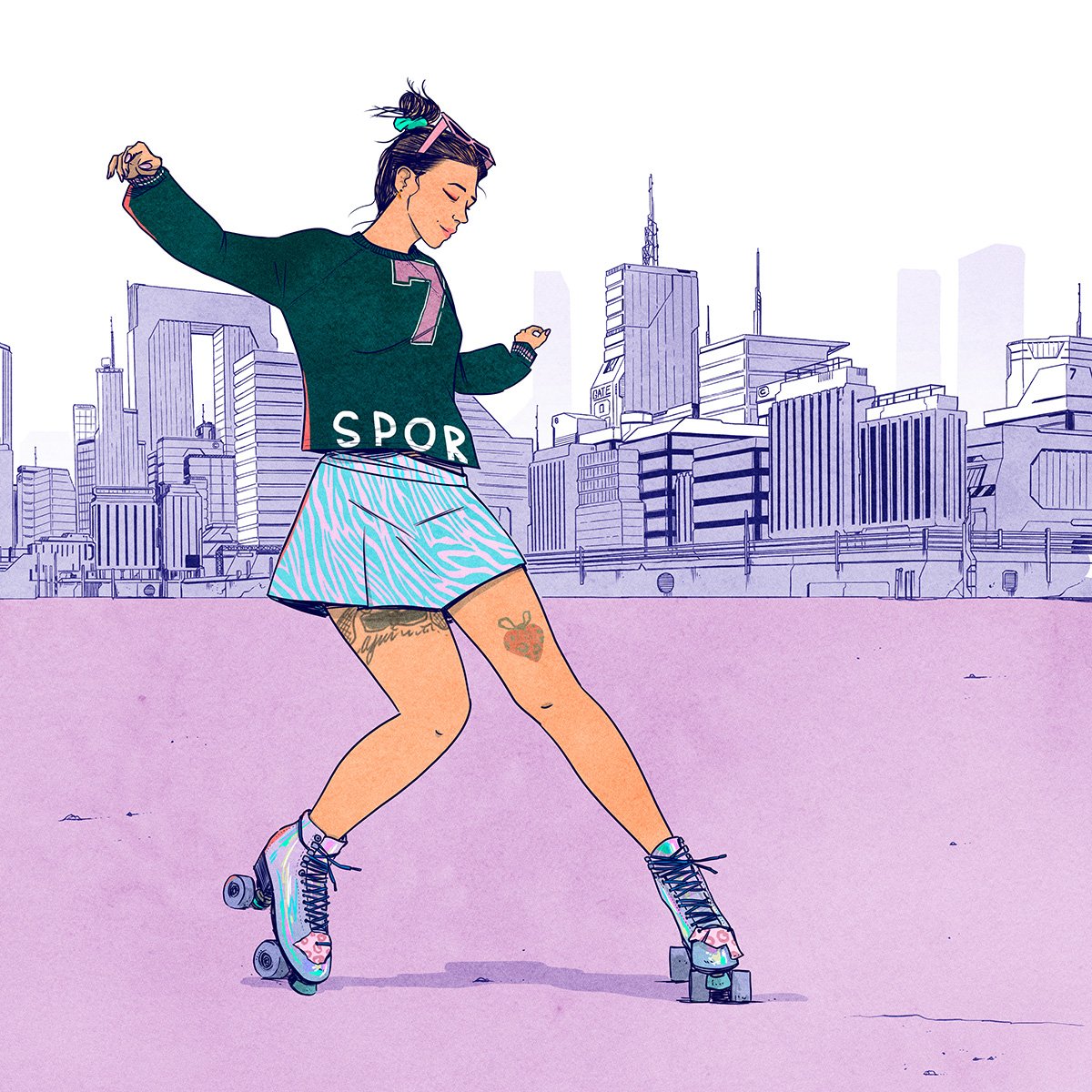 Inspired by @bratzonquads #rollergirls