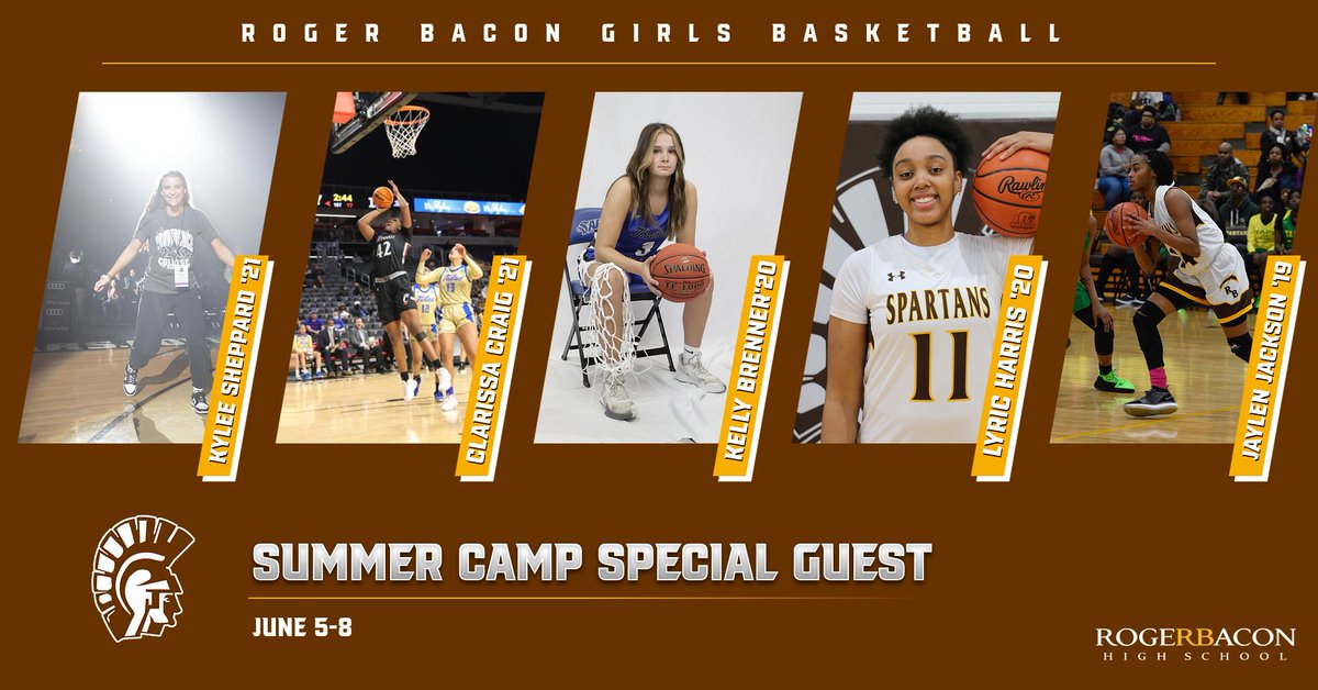 We're just about a month away from summer camp! We're excited to welcome back 5 alumna to help us with camp!
Sign up here: rogerbacon.org/about/summer-c…

#HailSpartans