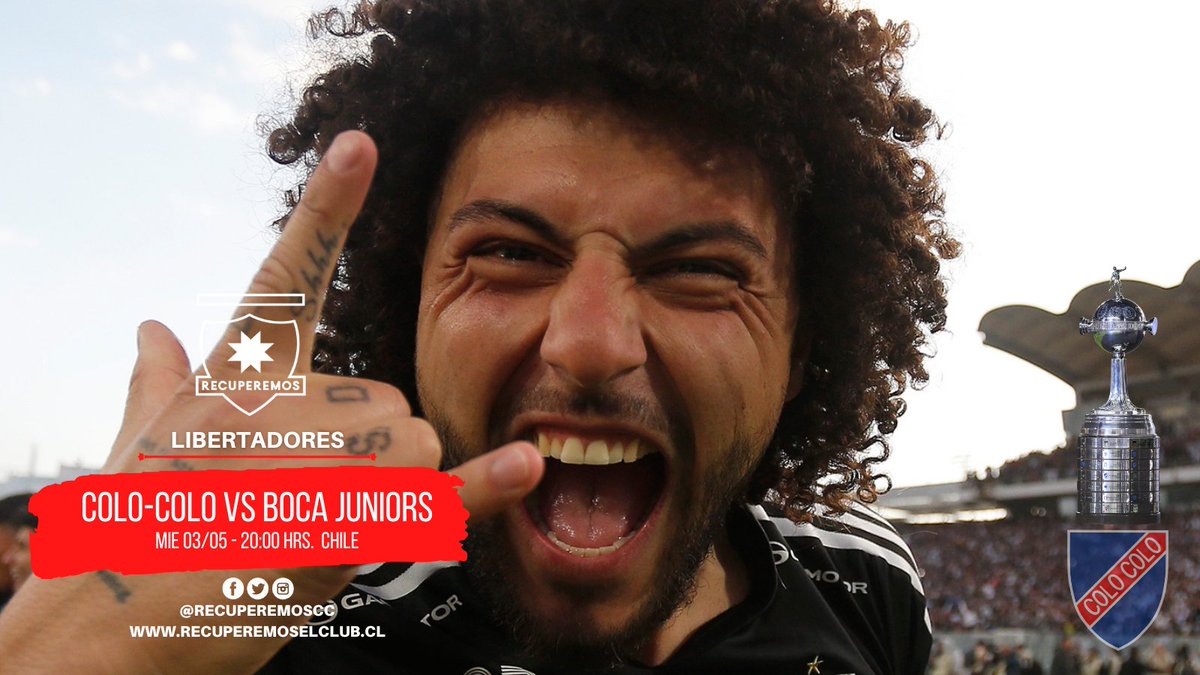 RecuperemosCC's tweet photo. COPA LIBERTADORES |  El Cacique vuelve a la carga por "ese sueño tan hermoso, ser campeón continental" y se enfrenta a Boca Juniors. 03/05/2023 20:00 hrs Est. Monumental #VamosColoColo #recuperemoscc #colocolo #colocolofemenino https://t.co/4TvT6rLKbP