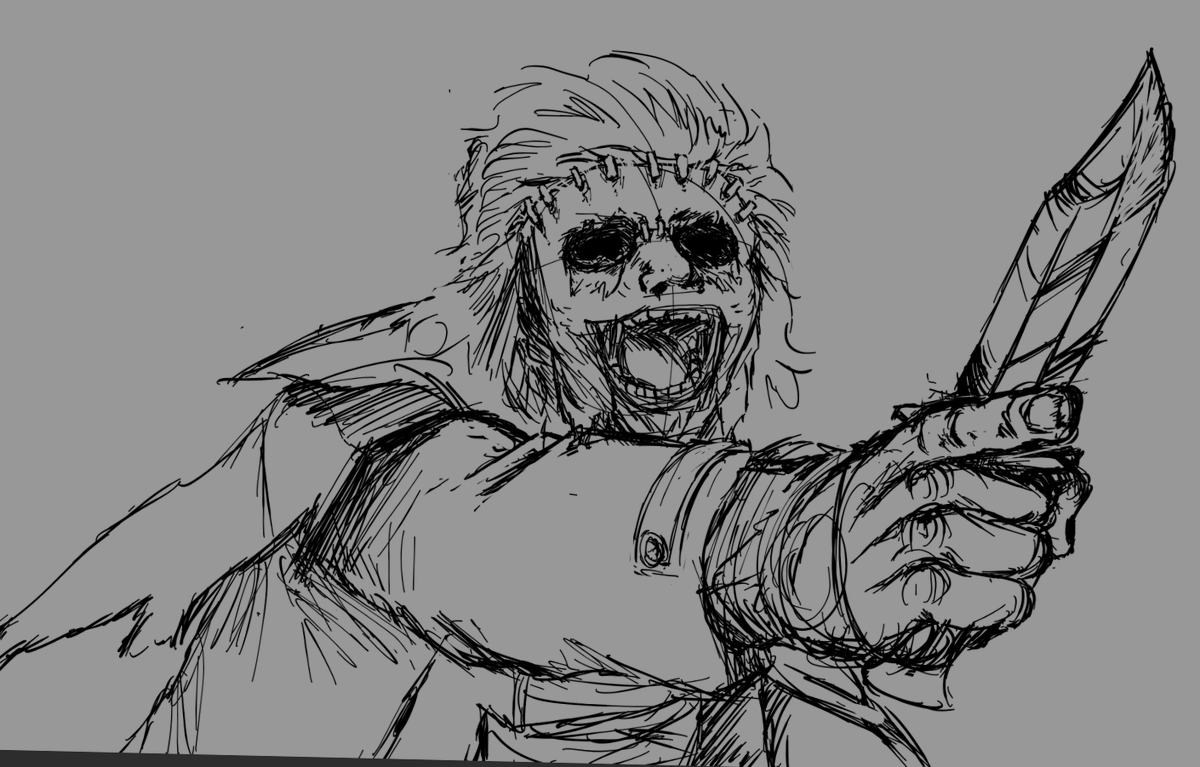 Inspired by Autopsy (the band)
Wanted to draw something quick for today while it was still AM😅