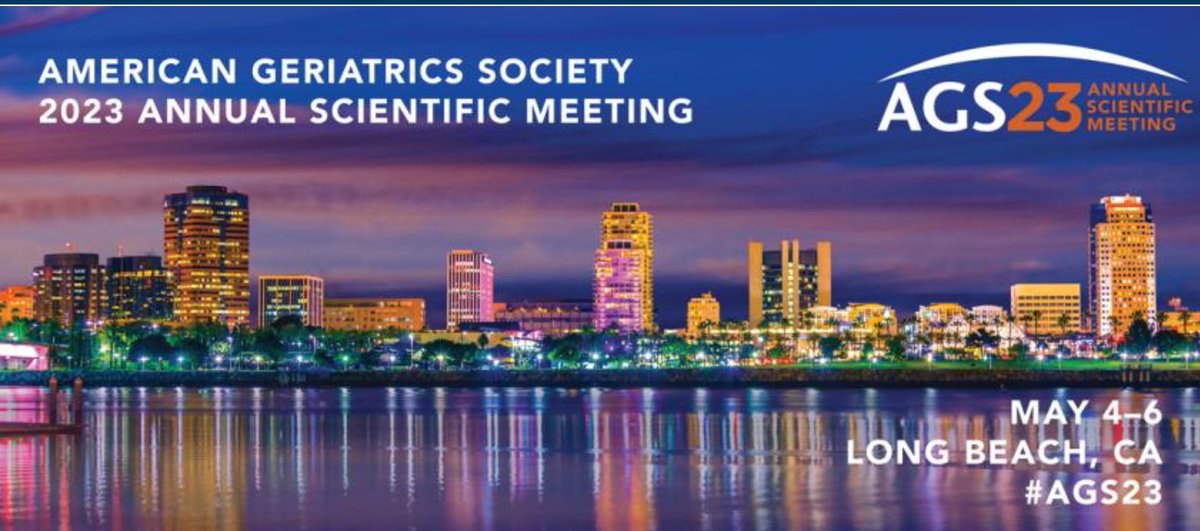 So excited to connect with all my friends and colleagues at #AGS23!